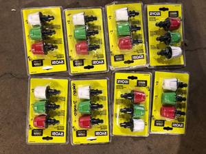Lot of RYOBI EZClean Power Cleaner Nozzle Accessory Kit  Customer Returns See Pictures