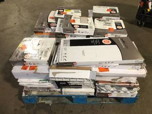 Pallet of Mixed Assorted Flooring Various Models and Conditions Customer Returns See Pictures