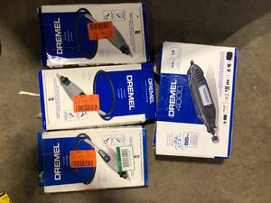 Lot of Assorted Dremel Tools Various Models and Conditions  Customer Returns See Pictures
