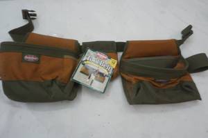lot 16 image: Handymans Tool Belt. NEW with tags. 12 pockets. Fits up to 46 waist.