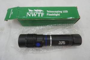 lot 26 image: Telescoping LED Flashlight. NWTF. National Wildlife Turkey Federation.