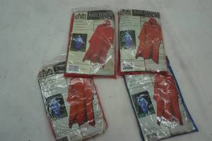 lot 61 image: Old Mill Rain Poncho Lot 4ct. NEW IN PACKAGING
