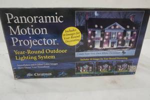 lot 84 image: Panoramic Motion Projector. Year-Round Outdoor Lighting System