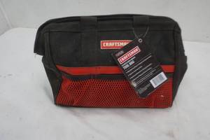 lot 91 image: Craftsman tool bag. NEW WITH TAGS