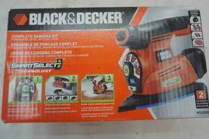 lot 118 image: Black N Decker sanding kit