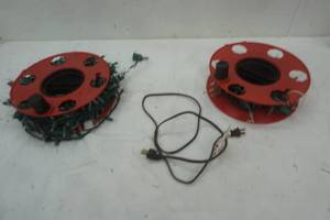 lot 134 image: Christmas lights on reel, work