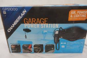 lot 164 image: Chamberlain Garage Power Station. NEW IN BOX. Model GPS1000