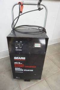 lot 202 image: Sears manual Battery Charger