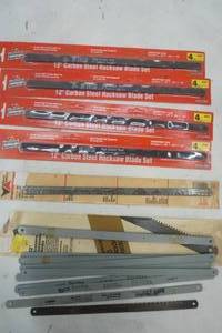 lot 226 image: hacksaw blades