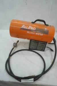 lot 240 image: All pro propane heater