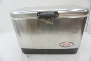 lot 272 image: Coleman Steel Cooler