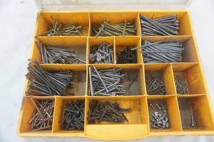 lot 292 image: stack on container, nails