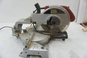 lot 296 image: 10 Sliding Compound Miter Saw. Tool Shop