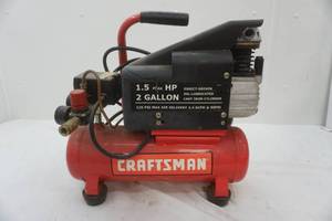 lot 297 image: Craftsman 2 gal air compressor