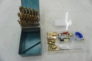 lot 304 image: NEW Air accessory kit & Drill bit kit.