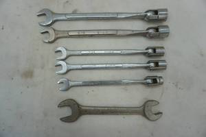 lot 312 image: wrenches with socket ends