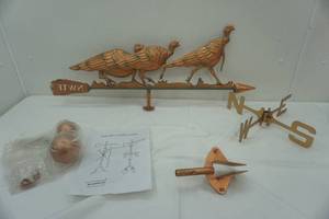 lot 361 image: NEW IN BOX Turkey Weather Vane