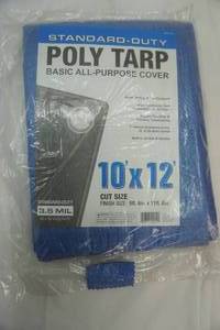 lot 389 image: NEW poly tarp 10x12