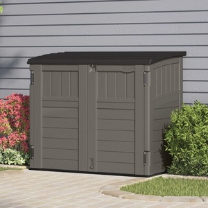 lot 1 image: Outdoor Storage Shed with Double Doors