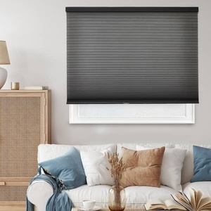 lot 10 image: Black Cellular Honeycomb Shade for Windows, 78
