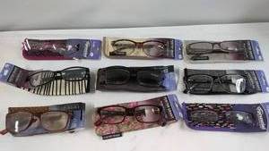 lot 27 image: Lot of 10 Foster Grant Reading Glasses in Various Styles