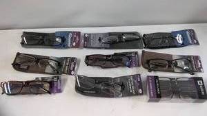 lot 30 image: Collection of 12 Reading Glasses with Different Styles 1.25