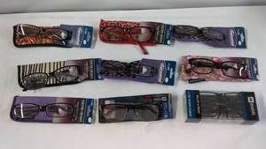 lot 33 image: Set of 8 Foster Grant Fashion Reading Glasses