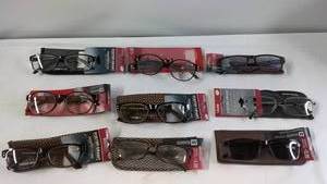lot 40 image: Lot of 9 Foster Grant Readers and Sunglasses with Cases