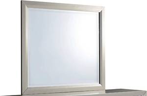 lot 43 image: Riley Series Wall Mirror with Metallic Frame