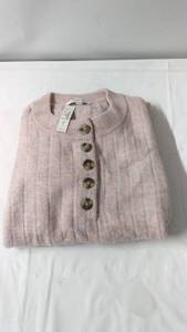 lot 51 image: Madewell Pink Sweater with Button Detail