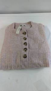 lot 53 image: Madewell Pink Sweater with Button Detail