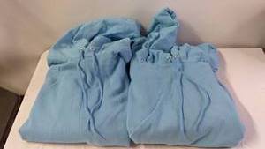 lot 75 image: Set of 2 Adult Clique Hooded Sweatshirts - Size 6XL - Light Blue