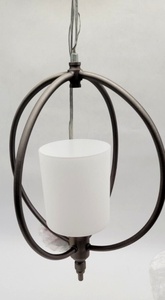 lot 91 image: Craftmade Meridian 1 Light Foyer AN - Model #37231-AN