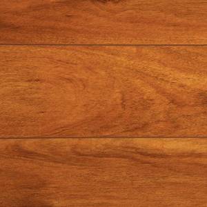 lot 101 image: 7 Boxes of TrafficMaster High Gloss Jatoba Laminate Flooring - 10 Pieces Per Box