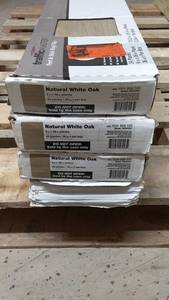 lot 102 image: 4 Cases of 24 Traffic Master Natural White Oak Vinyl Planks