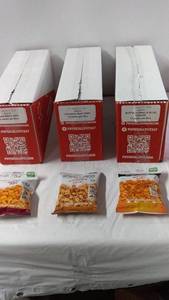 lot 137 image: Lot of 3 Boxes of Smart SNX Protein Bites - Assorted Flavors (Buffalo Wing & Blue Cheese, Sweet BBQ, and Caramel)