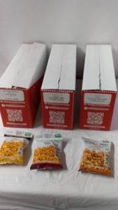 lot 138 image: Lot of 3 Smart Cereal Boxes with 4 Bags of Protein Bites - BBQ & Cinnamon Flavors