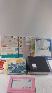 lot 175 image: School and Office Supplies Bundle Including Notebooks, Resume Paper, and More