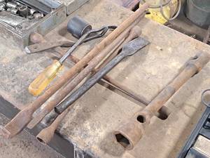 lot 49 image: Lot of (7) Assorted Tire Repair Tools