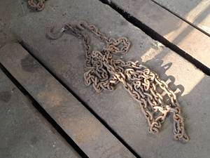 lot 63 image: 172 TowLift Chain with Hook Ends