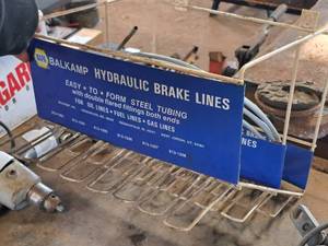 lot 76 image: NAPA Balkamp Hydraulic Brake Lines Display Rack
