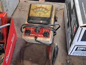 lot 73 image: Vintage Lincoln St. Louis McNeil Model 357 Dwell-Tach Engine Meter