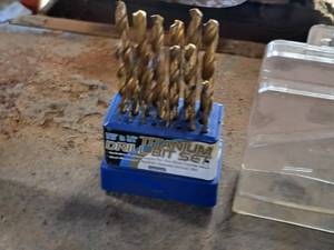 lot 80 image: Titanium Drill Bit Set