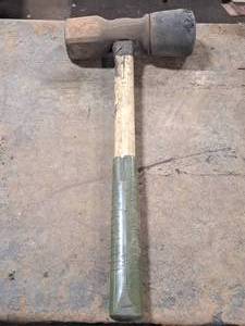 lot 85 image: Sledgehammer with Rubber Mallet Head