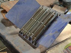 lot 139 image: Big A Auto Parts logo Metal Book Rack
