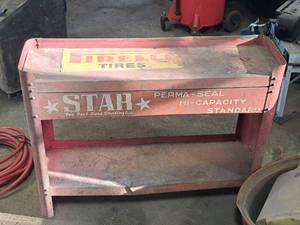 lot 150 image: Pirelli Tires logo Metal Display Stand 2-tier