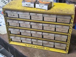 lot 165 image: Weatherhead Parts Organizer Cabinet 20-bin with Assorted Hardware