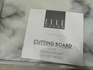 New Elle Decor Cutting Board
