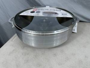 New Bene Casa 6 Quart Caldero Pan with Glass Lid