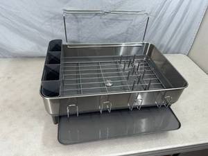 New Simple Human Stainless Steel Dish Drying Rack